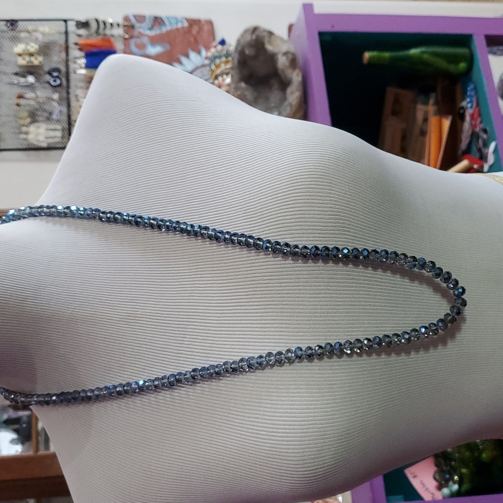 Sparkling crystal necklace